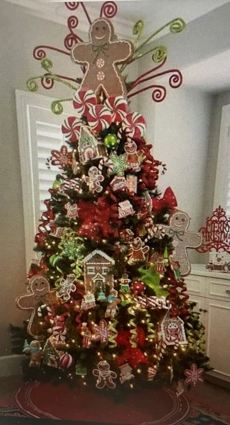 Árvore de Natal Decorada Bonecos 180cm a 240cm