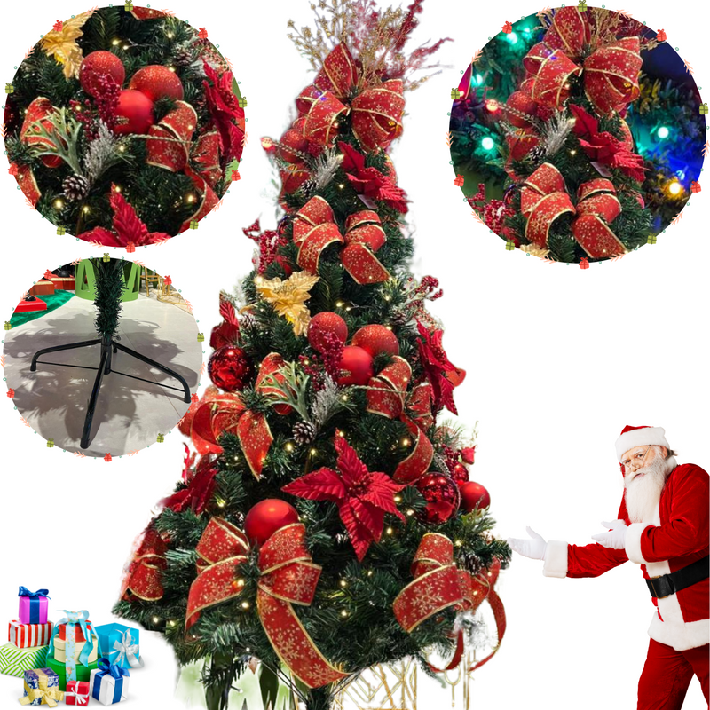 Árvore Natal Cone de LED 1,80m RGB com Controle App