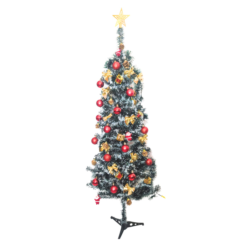 Arvore Natal Decorada Completa com Enfeites Pisca Pisca 60 CM 90CM 120CM PINHEIRINHO PREMIUM