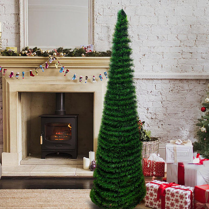Árvore De Natal Verde Dobrável Compacta 180cm