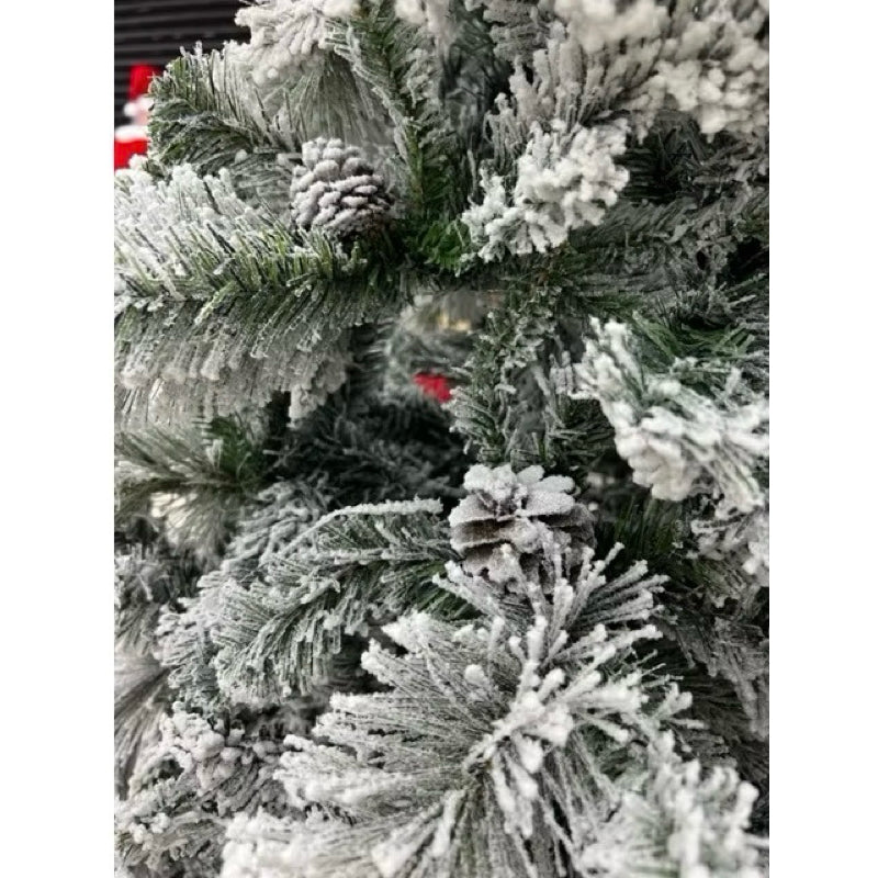 Árvore de Natal Pinheiro Neve Luxo 120cm 200 galhos e 150cm 312 galhos 180cm 545galhos 210cm 720 galhos