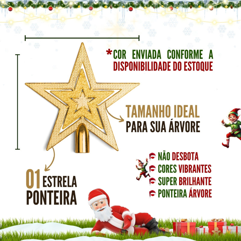 Árvore Natal Pinheiro Premium 150 cm 150 m 220 GALHOS Enfeitada Decorada Luxo Kit Completa Enfeites