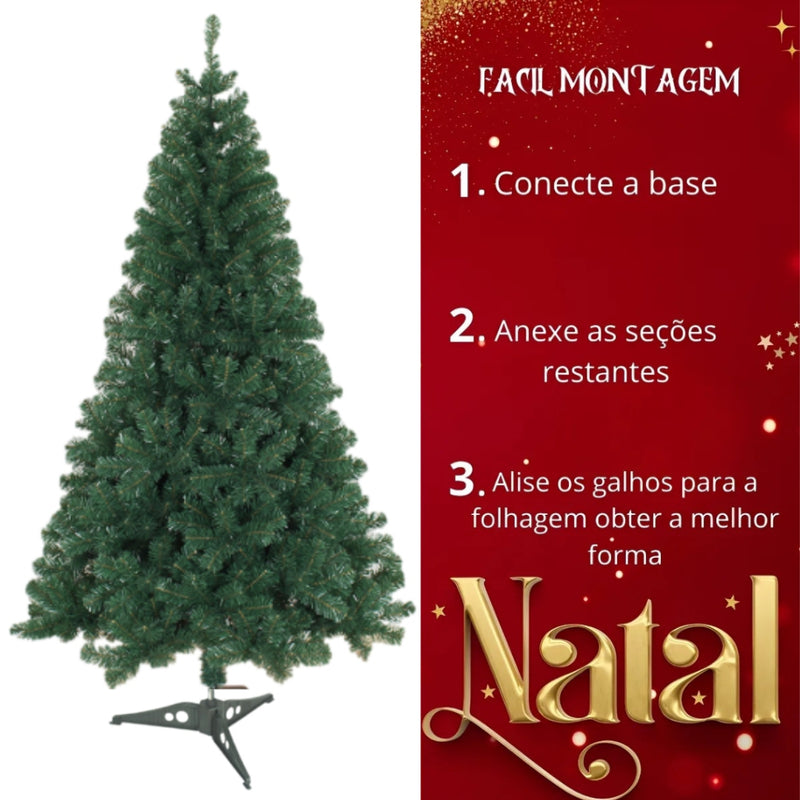 Árvore De Natal Zenx Medali Pinheiro Pisca Led 120cm/150cm