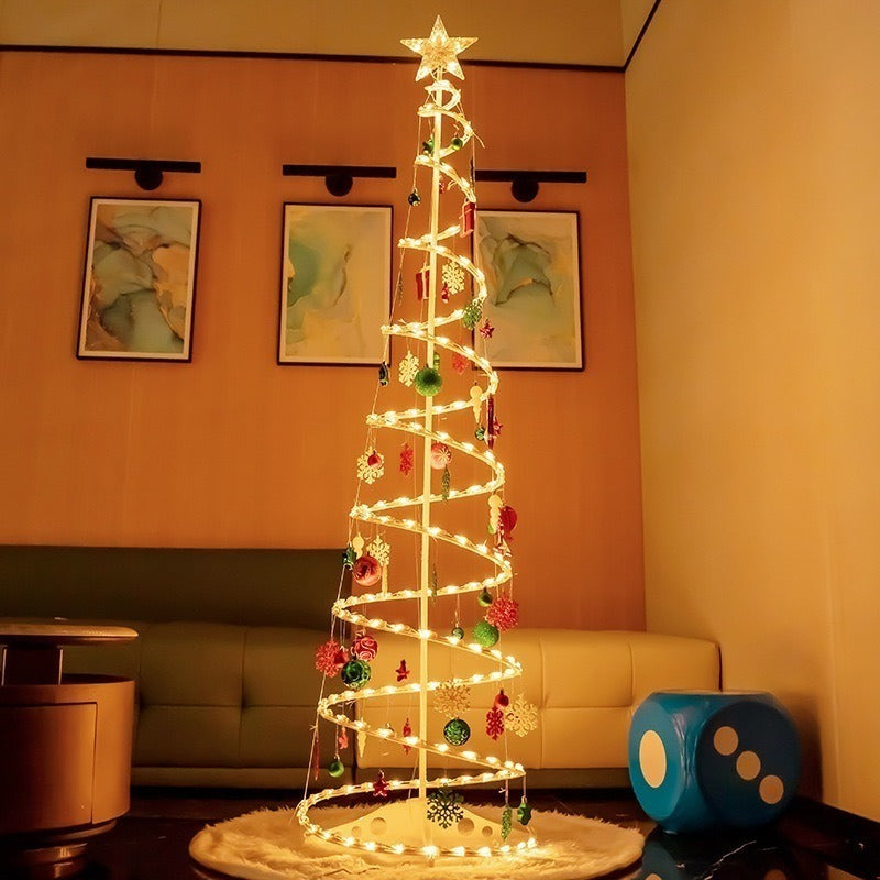 🎄 Árvore de Natal Dobrável 1,8m LED com Kit Completo de Enfeites – Decoração Festiva e Prática N10
