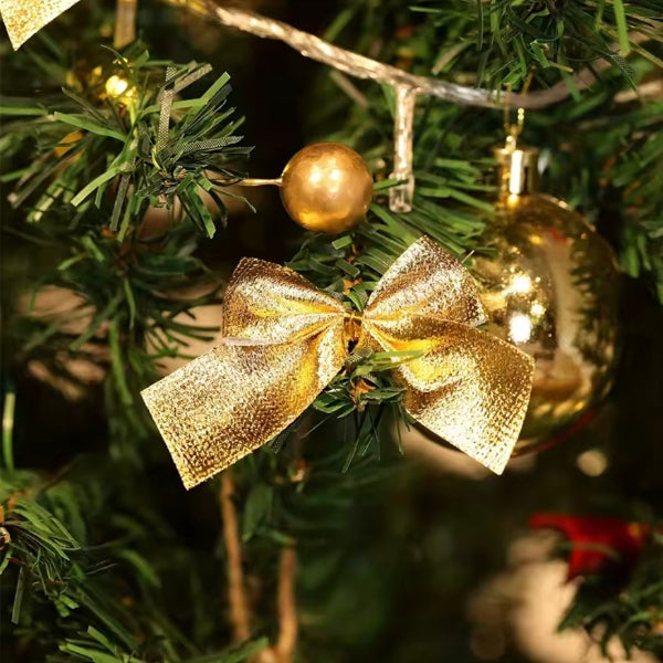 Kit Arvore Natal Completa 120cm + 59 Enfeites Decoração Lacinhos Bolas e Muito Mais