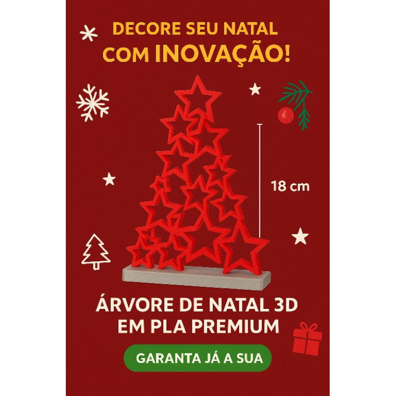 Árvore de Natal + Pisca Pisca  – Decoração Natalina Exclusiva, Criativa e Sustentável